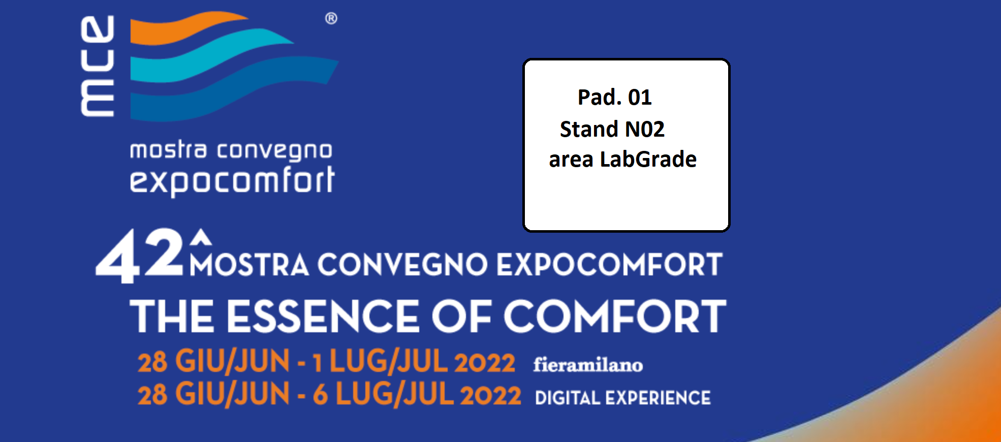 Fiera MCE ExpoComfort a Milano dal 28/6 al 01/7 con il modulo Biosphera Genesis